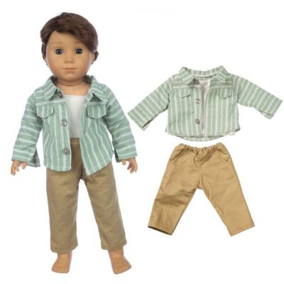 ชุดตุ๊กตาสำหรับเด็กผู้หญิงอเมริกันขนาด18นิ้วใหม่2022ซม. ชุดตุ๊กตาตุ๊กตาเด็กผู้ชายอเมริกัน45ซม.