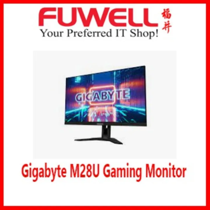 Gigabyte M28U UHD 4K 144Hz HDR400 KVM Gaming Monitor [3 Years warranty