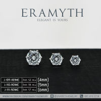 Eramyth J. (เอรามิท) ต่างหู เงินแท้ 92.5 งานฝังเพชรสวิส CZ(Diamond Grade) สินค้ามาตรฐานส่งออก(พร้อมส่ง)