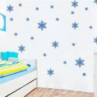 2021 newest snowflakes 20*30cm wall stickers for kids rooms home decor diy disney wall decals art pvc mural art christmas gifts Wall Stickers  Decals