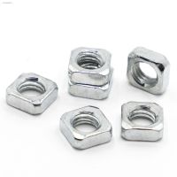 ✢✲ஐ 5-50pcs DIN557 GB39 Galvanized Steel Metric Threaded Square Nut M3 M4 M5 M6 M8 M10 M12