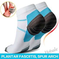 【hot sale】▦☜ D18 Unisex Foot Compression Sock Anti-Fatigue Plantar Fasciitis Insoles Heel Spurs Arch Pain Sock Pads Breathable Socks