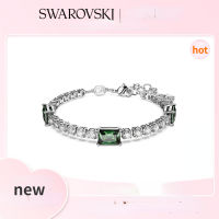 Unique Sterling Silver Fashion Bangle - Swarovski Matrix Tennis Bracelet for Women