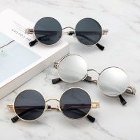 Classic Vintage Steampunk Sunglasses Man Woman Brand Designer Round Punk Sun Glasses Male Female Retro Fashion Oculos De Sol Cycling Sunglasses