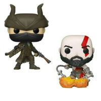 Funko Pop God Of War Kratos ตัวเลขตุ๊กตาอะนิเมะ Minifigures เครื่องประดับของเล่นสำหรับเด็กของขวัญพัดลม