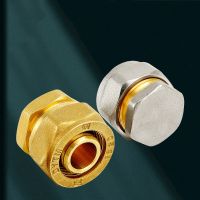 【cw】 Compression Straight Pex 1216/1620/2025 End Cap Pipe Fitting Aluminum Plastic Fittings Plug for Floor Heating 【hot】