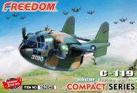 FREEDOM 162048รุ่น Q Compact Series: ROCAF C119 Flying car Model Kit