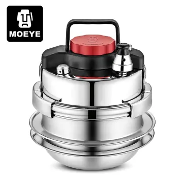 Outdoor Small Pressure Cooker 1.2L 1.6L Stainless Steel Portable