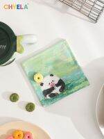 Mining gets to x large panda bear flower coasters hot heat insulation pad cloth art household QT278 cup mat 【BYUE】