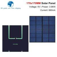 TZT 6V 660mA 4W แผงเซลล์แสงอาทิตย์ Polycrystalline 170 * 170 มม. มินิ Sunpower Solar System DIY สําหรับแบตเตอรี่เครื่องชาร์จโทรศัพท์มือถือ