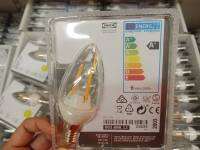 หลอดไฟ LED LEDARE E14 400lm. 5.3w หรี่ไฟได้ โชว์ใส