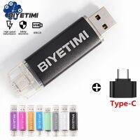 Biyetimi Multifunctional pen drive otg 2.0 USB Flash Drive Type C 64gb cle usb флэш-накопител stick 32gb 16gb 128G PenDrive