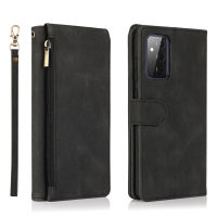 For Samsung Galaxy Case A50 A70 A21S A31 A51 S71 A12 A32 A52 A72 S20 S21 FE Ultra S10 S9 Plus Leather Cards Flip Phone Bags