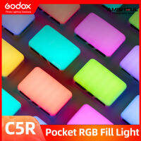 Godox C5R 5วัตต์2500-8500พันเคาะ RGB สร้างสรรค์แสงแบบพกพามินิพ็อกเก็ต RGB แสงวิดีโอสำหรับกล้อง DSLR แสง Vlogging สด