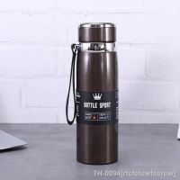 ► rfefefewfeerew Frasco de vácuo em aço inoxidável copo duplo isolado à prova vazamento viagem escritório fitness esportes café chá 600ml 800ml 1000ml