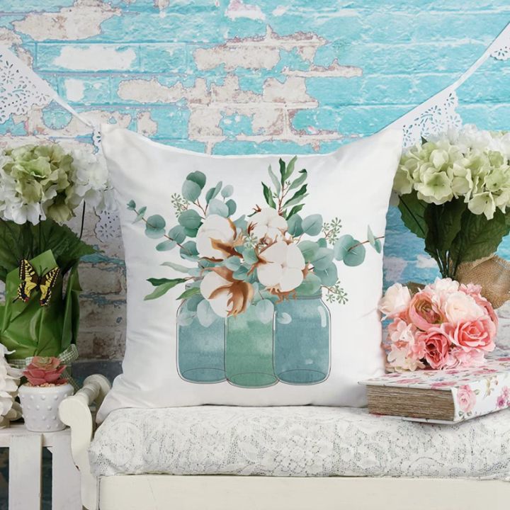 spring-pillow-covers-18x18-set-of-4-farmhouse-throw-pillow-spring-decorations-buffalo-plaid-cushion-case-for-home-decor