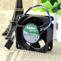 B35198-35 TA225DC Nidec 6025 12V 0.14A PWM การควบคุมอุณหภูมิพัดลมระบายความร้อน4สาย