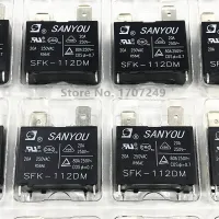 คุณภาพสูงรีเลย์ SANYOU ของแท้1ชิ้นรีเลย์ SFK-112DM 12VDC 20A 250VAC 4พินเครื่องปรับอากาศรีเลย์สามารถเปลี่ยน HF102F-12V JQX-102F G4A-1A-E-12V T301 Jdq3925ได้