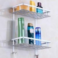 Corner Shower Shelf Bathroom Shampoo Holder Kitchen Storage Rack Organizer Wall Mounted Type Bathroom Toilet Shelf Shower Basket