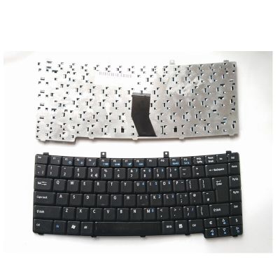 สีดำอังกฤษใหม่แทนแป้นพิมพ์แล็ปท็อปสำหรับที่เหมาะสมสำหรับ Acer TM 4500 4600 6600 1640 TM2300 2300 TM2303 2303 TM2305 4000 TM2405