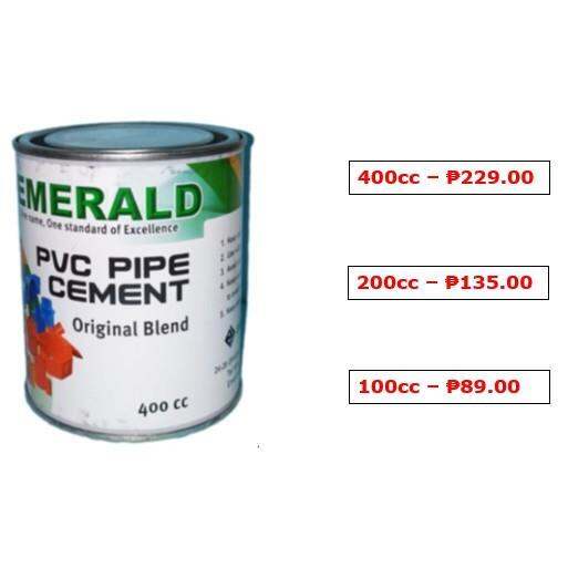 EMERALD PVC PIPE CEMENT 100cc 200cc 400cc Lazada PH