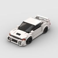 【CW】 MOC Fifth generation EVO sports car Vehicle Speed Champion Racer Building Blocks Brick Creative Garage Toys for Boys Gifts