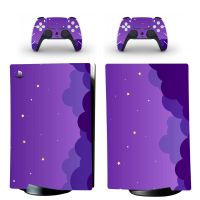 Starry Sky PS5 Digital Edition Skin Sticker Decal Cover for PlayStation 5 Console and 2 Controllers PS5 Skin Sticker Vinyl