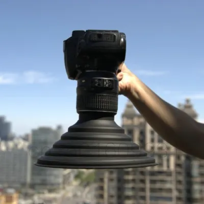 กล้องอัลติเมตกันกระจก30-50มม. 50-70-90มม. เลนส์ฮูดภาพถ่ายซิลิโคนป้องกันแสงสะท้อนสำหรับกล้อง DSLR
