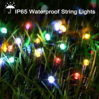 Solar String Lights Led Fairy For Garden Christmas Xmas Holiday Party Wedding Decoration 5M7M12M22M 6V Waterproof Outdoor Lamp