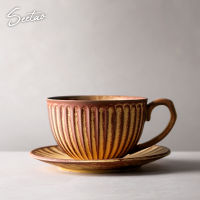 Pink Simple Porcelain Coffee Cup Nordic Patter Ceramic Tea Cup Gift Eco Friendly Tazas Ceramica Tea Cup Saucers BK50BD