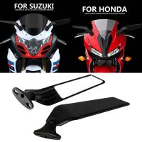 Motorcycle Mirror Modified Wind Wing Adjustable Rotating Rearview Mirror Moto Accessories for YAMAHA YZF R1 R3 R125 R25 R15