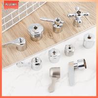 PLLEWY 1Pcs ลูกบิด มือจับสวิตช์ Faucet แกน Handwheel Faucet Handle วาล์วสามเหลี่ยม ที่จับอ่างล้างหน้า รางน้ำขนาดเล็ก