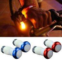 1 Pair Safety Cycling Bike Turn Signal Handle Bar End Plug LED Red Light Lamp Magnetic Handle Light XR-Hot