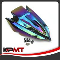 กระจกบังลมสีดำเหมาะสำหรับ Kawasaki Z250 Z300 2013 2014 2015 2016 2017 2018