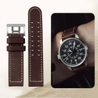 For Hamilton Khaki aviation Watch H H Watch Strap Genuine Leather jazz field Men WatchBand 20 22 Military Style