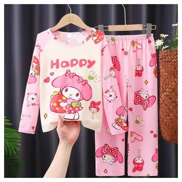 Pajamas Set Cute Cartoon Kuromi Print Long Sleeve and Pants Sleepwear  Nightwear Loungewear for Women Girls ( Size : L ) : : Clothing,  Shoes & Accessories