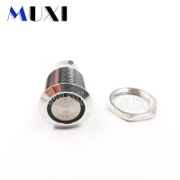 16mm Around Self-Locking Waterproof Metal Push Button Switch LED light 3V 5V 6V 12V 24V 110V 220V RED BLUE GREEN YELLOW White