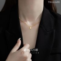 ? ornaments jewelry เครื่องประดับอัญมณี Jinmeiao 2023 ใหม่ Niche High-end Design Sense สร้อยคอหญิง S925 เงินแฟชั่นหรูหราระเบิด clavicle CHAIN