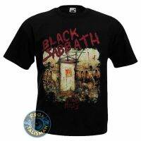 Hot sale BLACK SABBATH band  graphic Mens 100% Cotton Round Neck Short Sleeve T-Shirt  Adult clothes