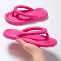 HOT★Comwarm แฟชั่นสำหรับผู้หญิงรองเท้าแตะในร่มฤดูร้อน Sandal Jepit Teplek ห้องน้ำลื่น Soft Sole สไลด์กลางแจ้งชายชายหาดรองเท้าแตะ Eva