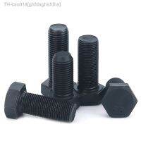 Fine Thread External Hex Hexagon Head Screws Black M8 M10 M12 Grade 8.8 Steel Hexagon Head Bolts Pitch 1/1.25/1.5mm