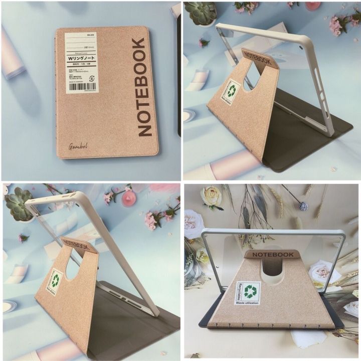 360-หมุนตั้ง-นอนได้-ipad-case-เคสไอแพด-เคส-ipad-ใช้สำหรับ-air4-air5-gen7-gen8-gen9-pro11-เคสหนังอะคริลิคใส-พร้อมถาดใส่ปากกา