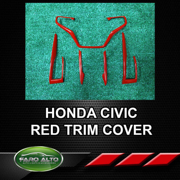 Honda Civic Red Trim Cover Lazada PH