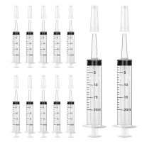 ❄™◊ 50Pcs 20ml Plastic Syringe for Lip Gloss Liquids Measuring Feeding Pets DIY Crafts Measurement Scientific Labs Glue Applicator