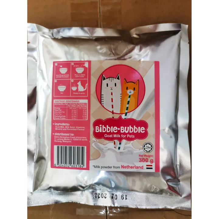 Bibble Bubble Goat Milk Powder from Netherland 300G (For Cats, Dogs