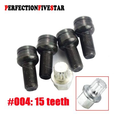 8D0601139F 004 15 teeth For VW Golf Jetta Passat Audi A4 A6 A8 TT Anti-theft Wheel Screw Bolt Lock Nut Key Adapter