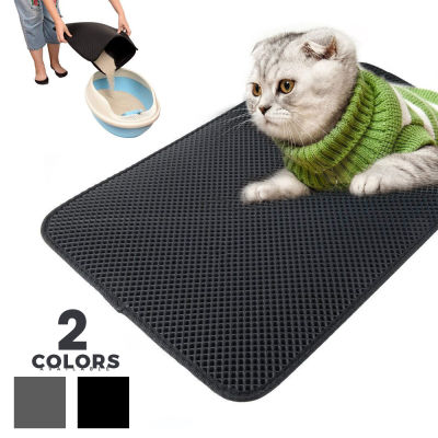 Double Foldable Layer Waterproof-EVA Trapper Mat Bottom Non-slip Clean Dog Cat Litter Mat Bed House Pad Dropshipping Cat Bed