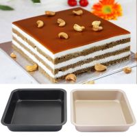 9 "Non Stick Square Cake Pan ชีสคุกกี้ขนมปังพิซซ่าถาดอบ Bakeware Tool