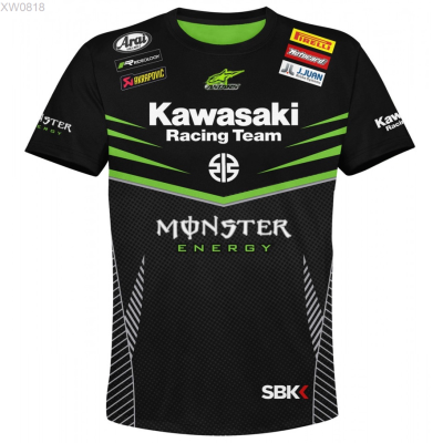 Kawasaki (สต็อกเพียงพอ) 2023 NEW M003 3D T Shirt T SHIRTคุณภาพสูง size:S-5XL