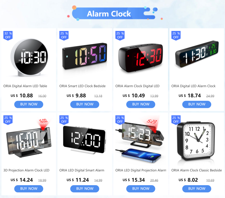 oria-นาฬิกาปลุกนาฬิกาดิจิตอล-led-การควบคุมเสียงเลื่อนเวลาแสดงอุณหภูมิโหมดกลางคืน-r-eloj-despertador-นาฬิกาตั้งโต๊ะ-x78